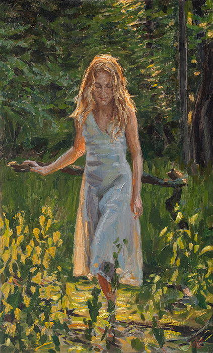 Girl in the Forest, by Jarmo Karjalainen