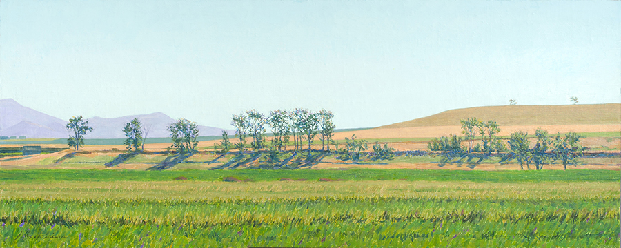 Quiet Before Majesty, Oil on canvas mounted on panel